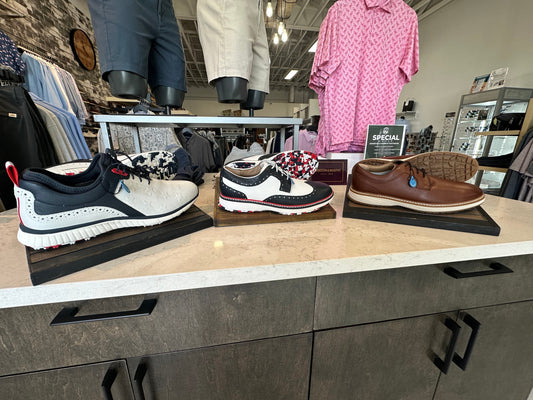 Johnston and Murphy Golf Shoes at Bigfoot Mountain Outfitters