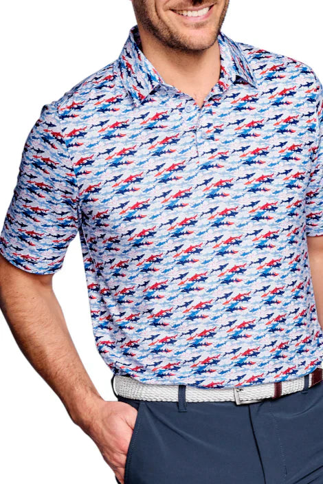 Golf Week Kicks Off at Bigfoot Mountain Outfitters: Day 1 – Johnston & Murphy Printed Polos