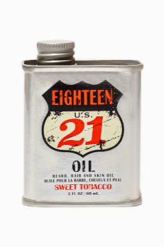 18.21 Sweet Tobacco Beard, Hair, Skin Oil 2oz