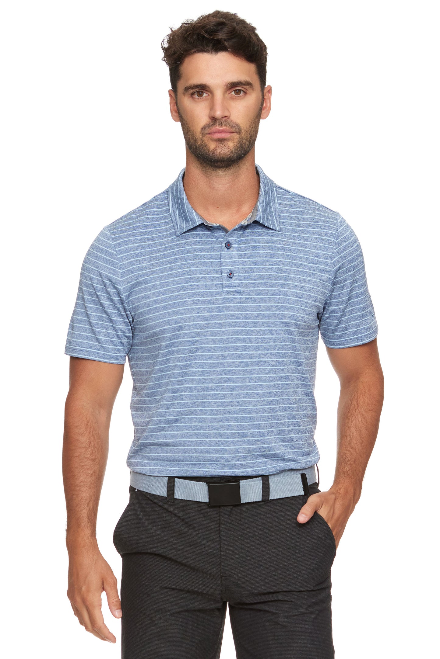 Wilmington Striped Performance Polo