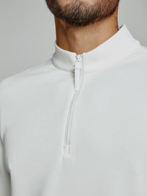 7 Diamonds Rev Quarter Zip Pullover Natural Color 3