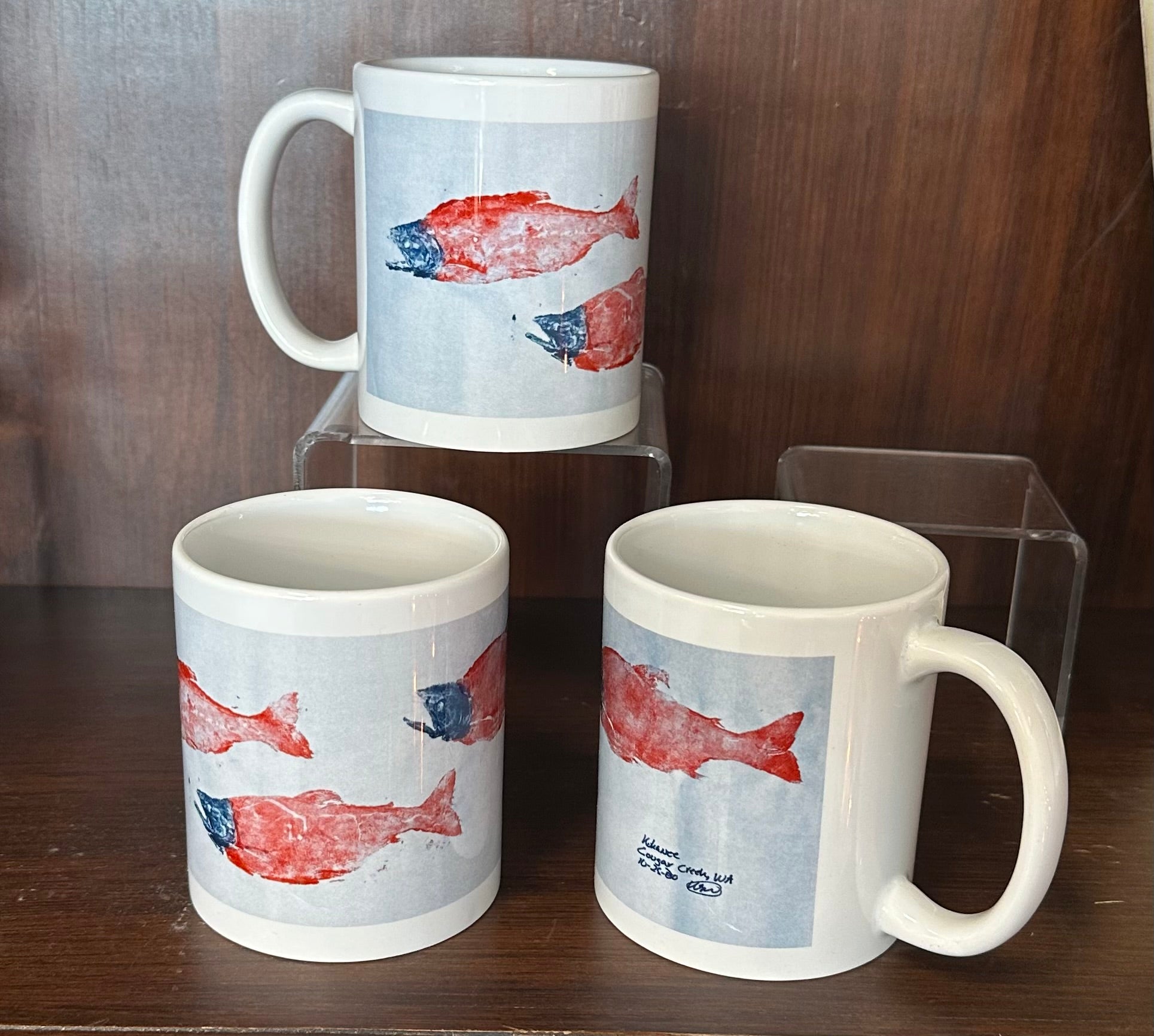 BMO Fish Art Kokanee Salmon Mug