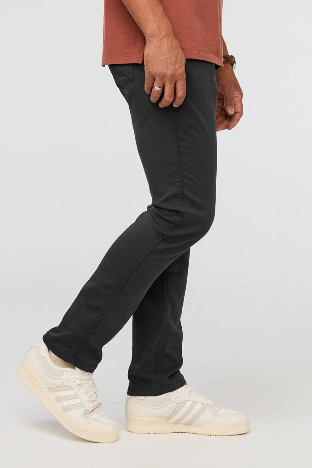 DUER NO SWEAT RELAXED TAPER PANTS SLATE