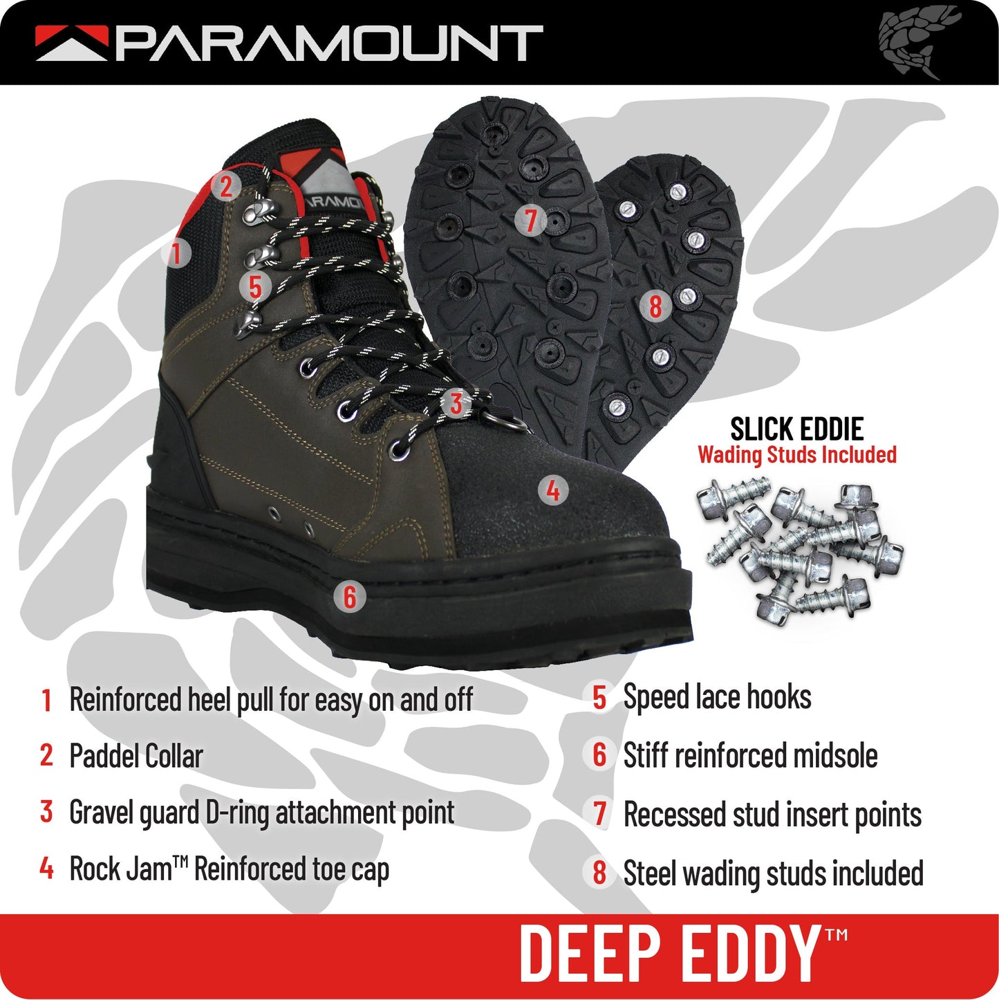 DEEP EDDY CLEATED WADING BOOTS