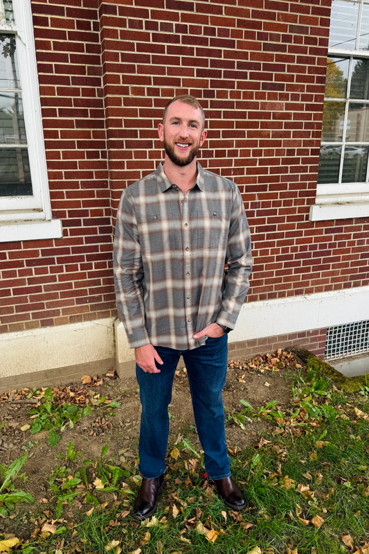 L/S Double Pocket Button Up