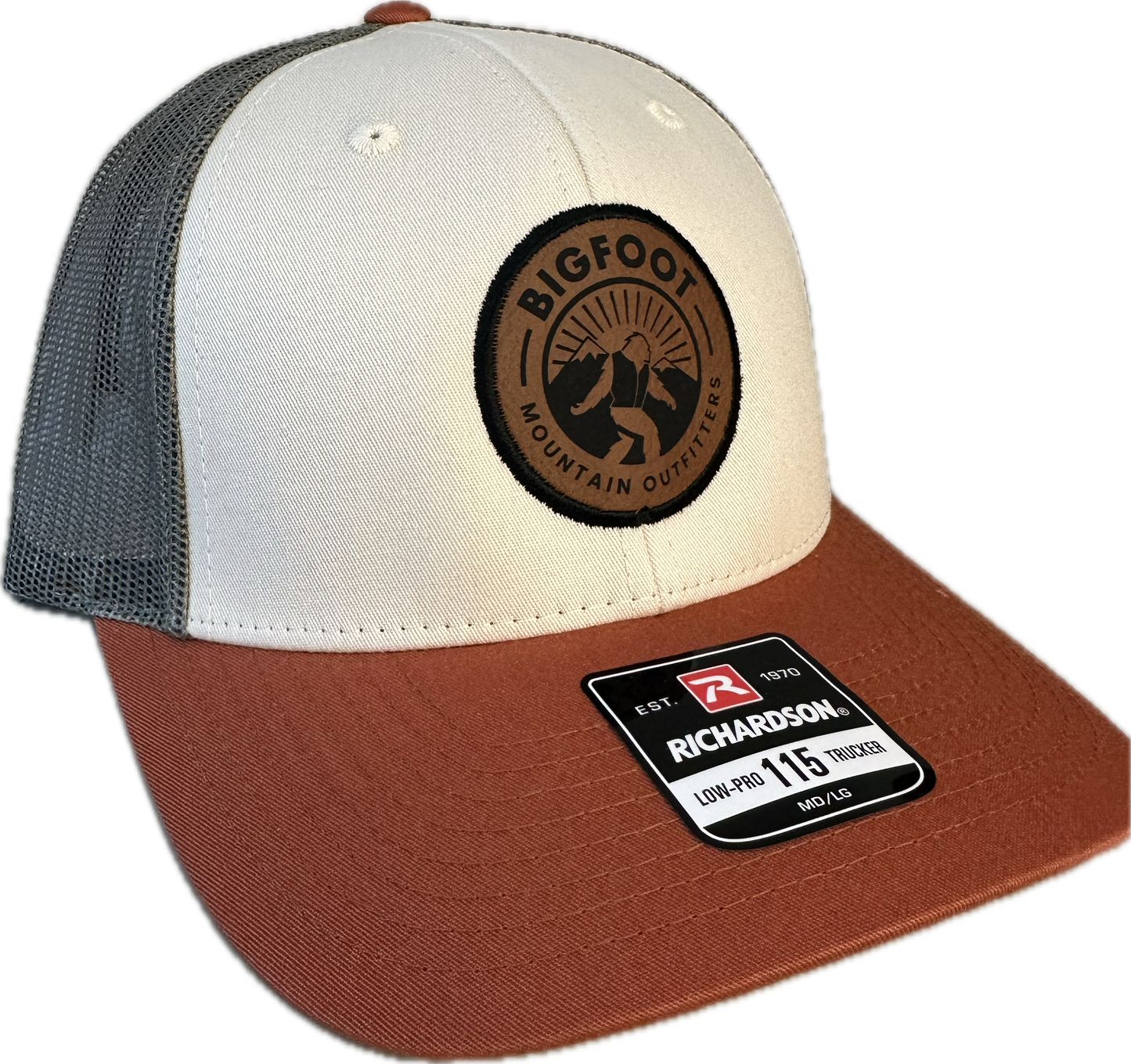 BMO Mesh Hat - Loden/Dark Orange