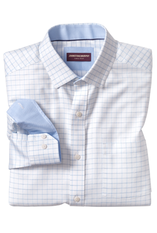 Bigfoot Mountain Outfitters has the Johnston and Murphy dress shirt in both locations, Camas and Ridgefield. Wear to work or dress down with jeans and sneakers.
