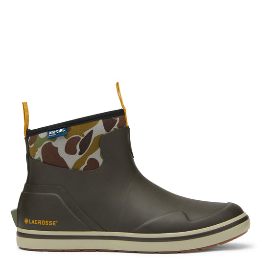 Lacrosse Alpha Deck Boot Black Olive/Camo