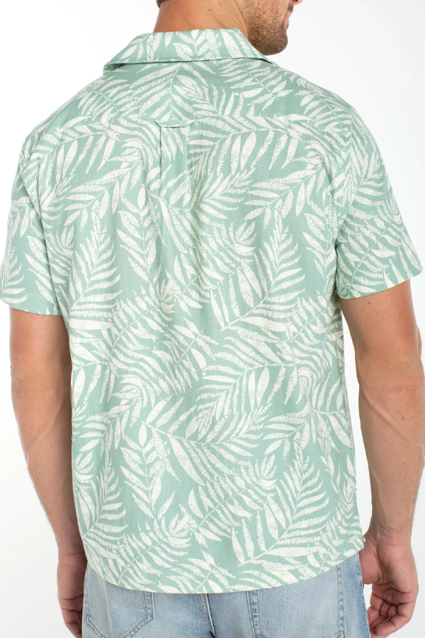 Camp Shirt-Sage Multi