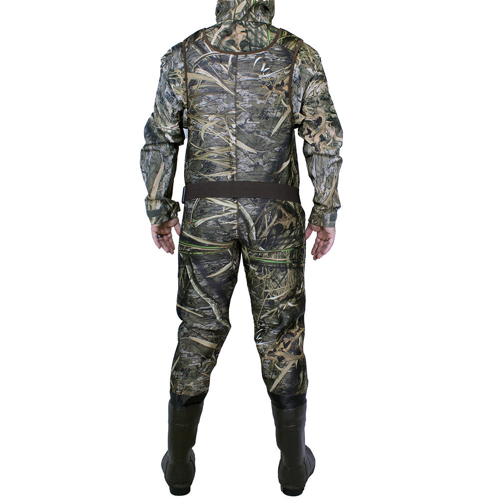 BAYOU 3.5MM NEOPRENE CAMO BOOTFOOT CHEST WADER 600G BOOTS
