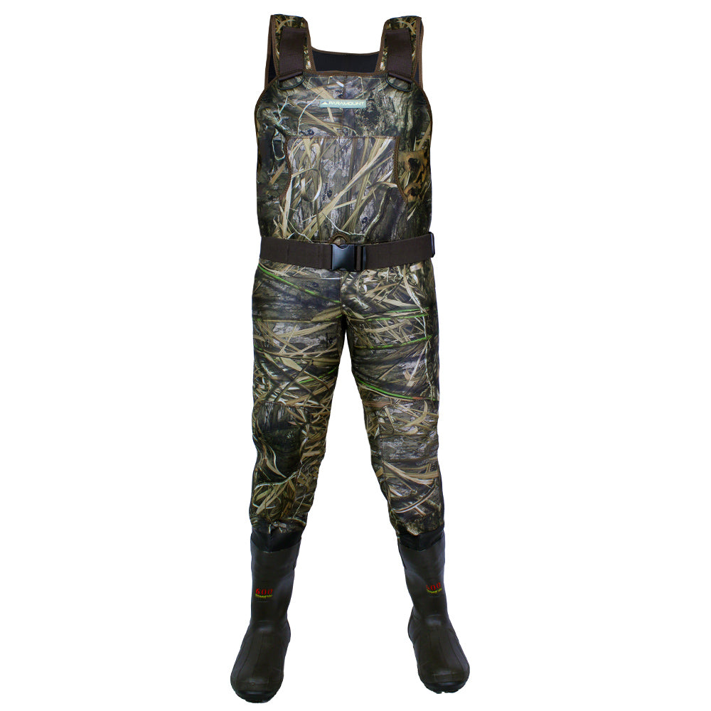 BAYOU 3.5MM NEOPRENE CAMO BOOTFOOT CHEST WADER 600G BOOTS