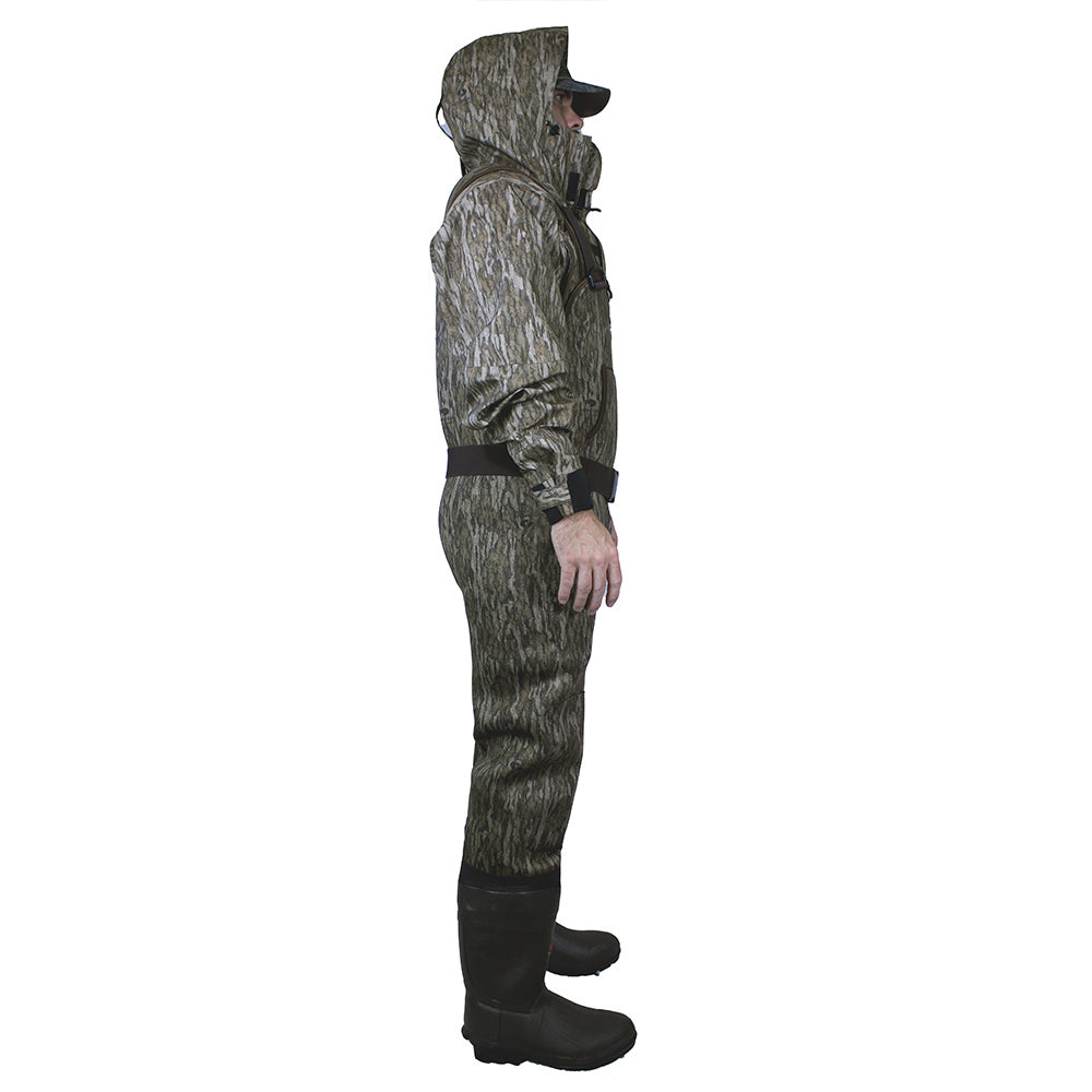 BAYOU 3.5MM NEOPRENE CAMO BOOTFOOT CHEST WADER 600G BOOTS