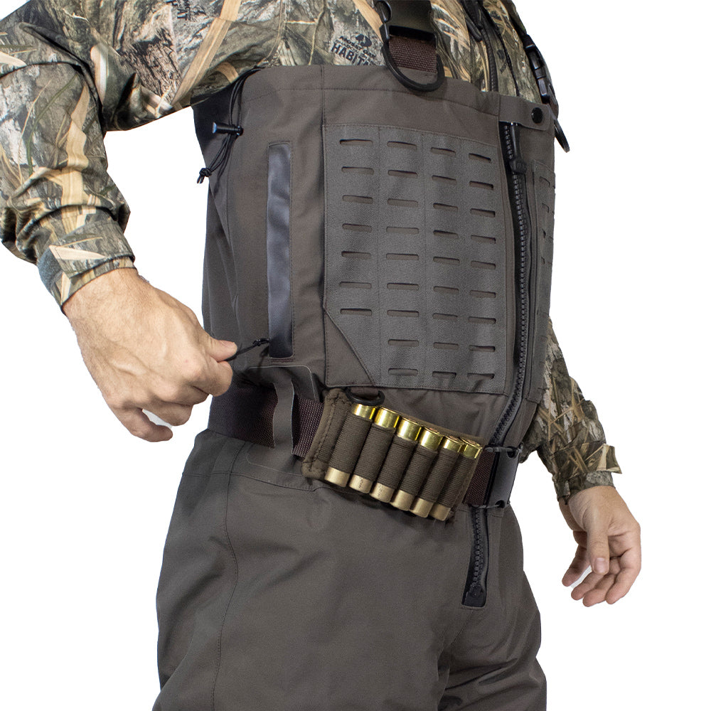 Paramount Breathable, Zippered, Bootfoot Wader. Bested Wader for Duck Hunting or Razor Clamming! Camo or Brown