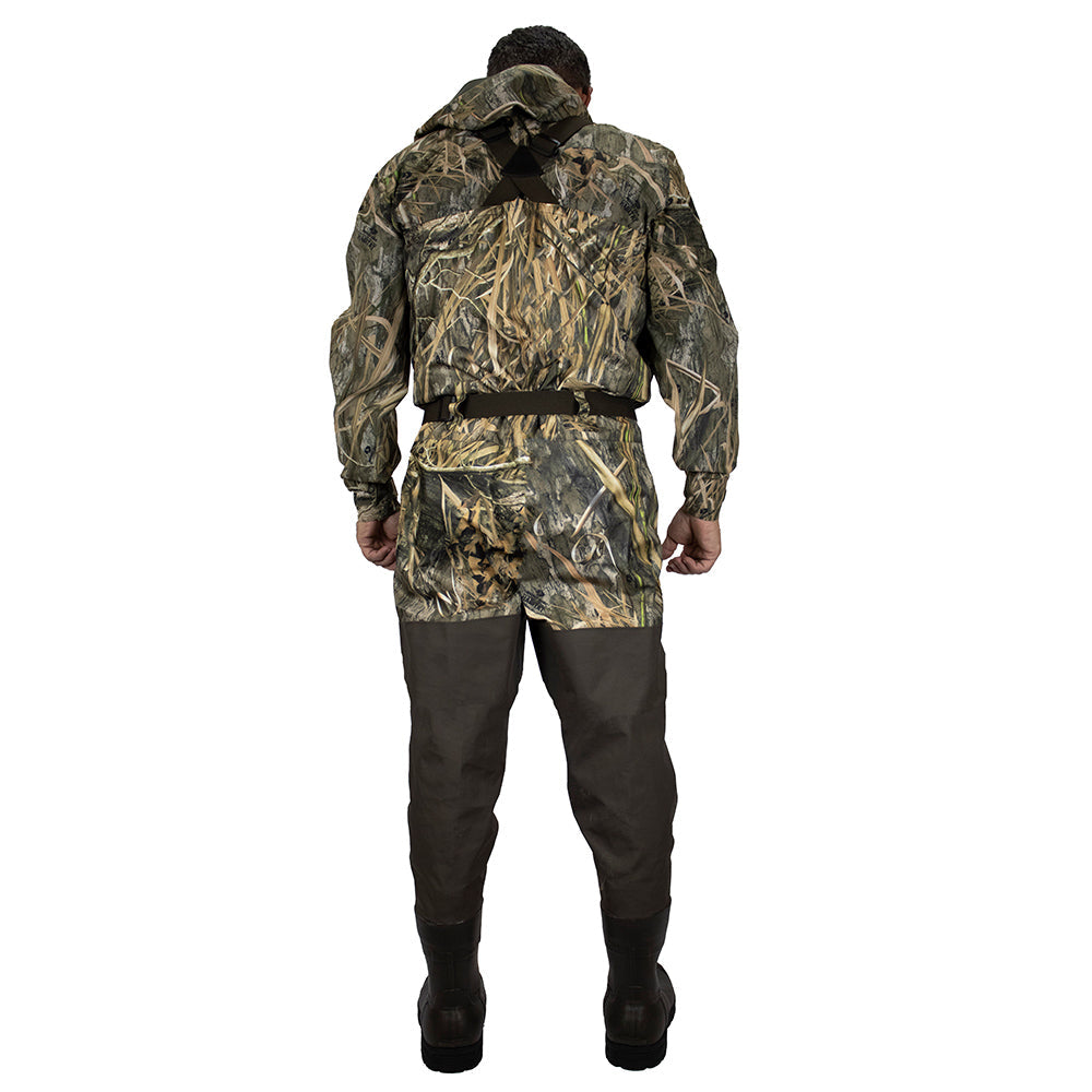 Paramount Breathable, Zippered, Bootfoot Wader. Bested Wader for Duck Hunting or Razor Clamming! Camo or Brown
