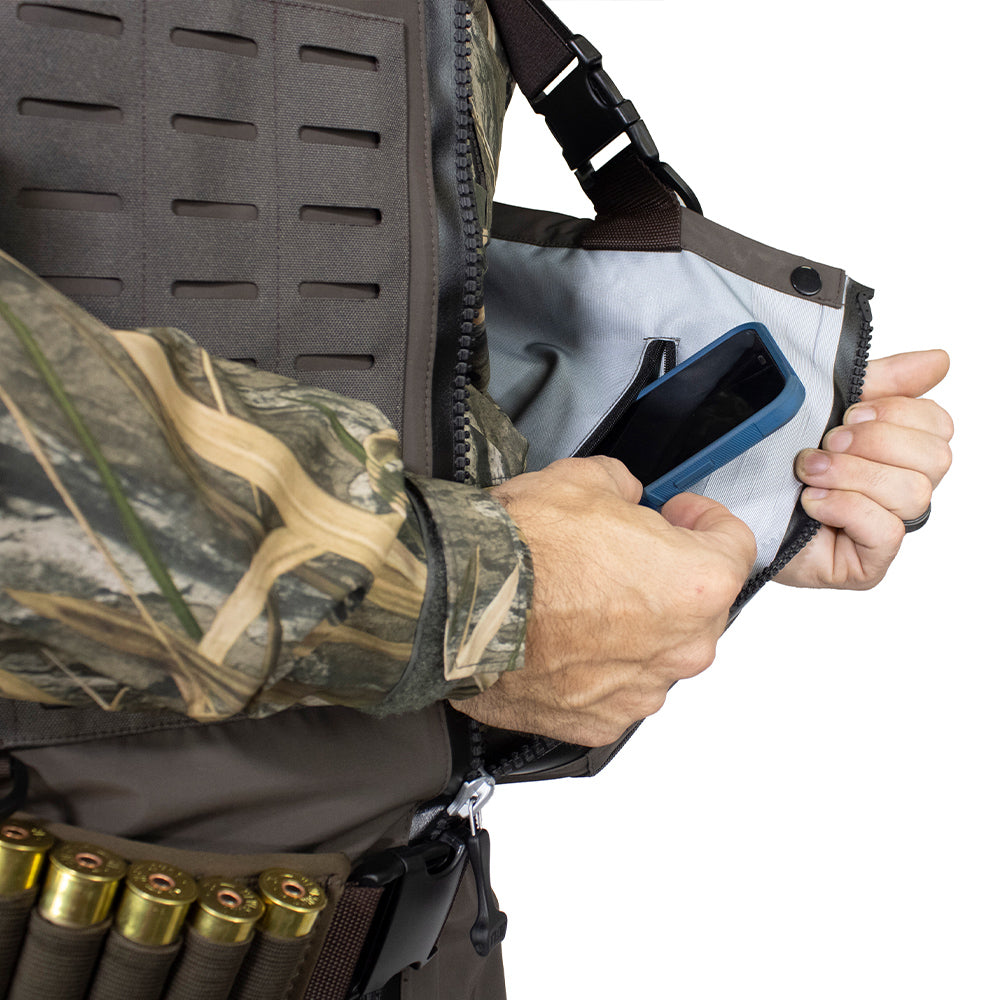 Paramount Breathable, Zippered, Bootfoot Wader. Bested Wader for Duck Hunting or Razor Clamming! Camo or Brown