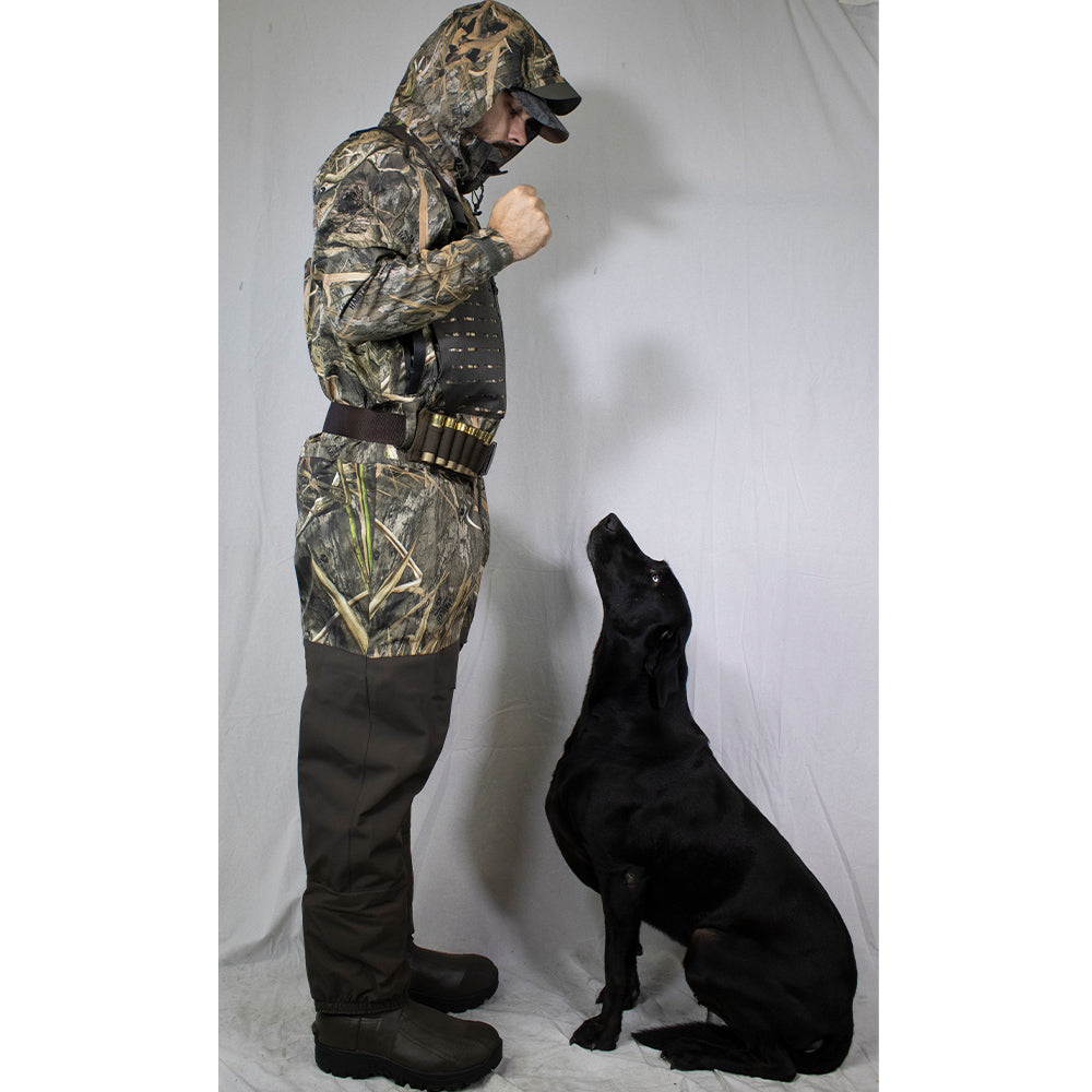 Paramount Breathable, Zippered, Bootfoot Wader. Bested Wader for Duck Hunting or Razor Clamming! Camo or Brown