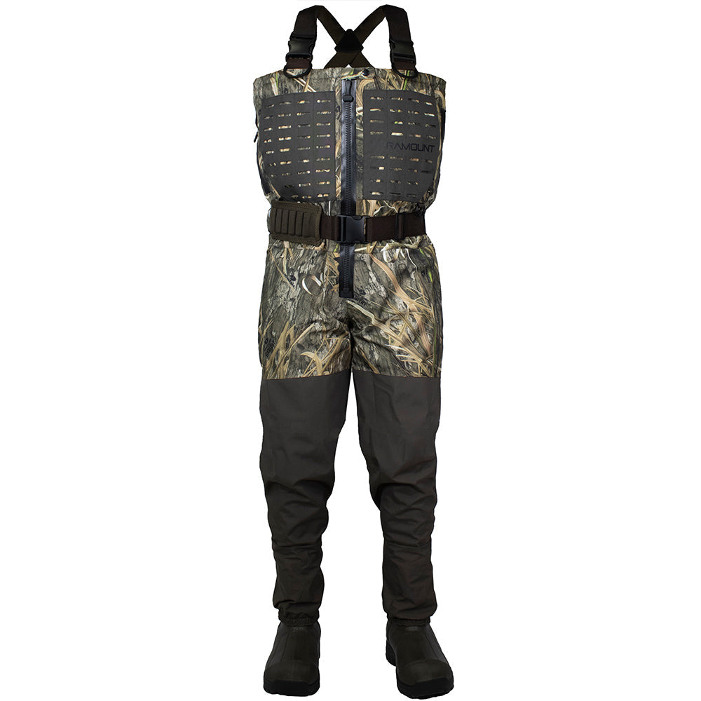 Paramount Breathable, Zippered, Bootfoot Wader. Bested Wader for Duck Hunting or Razor Clamming! Camo or Brown