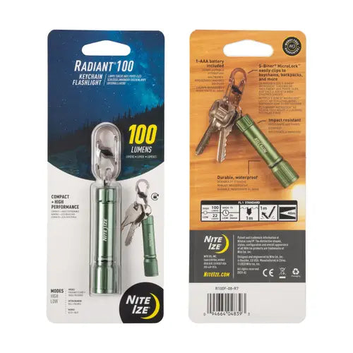 Radiant® 100 Keychain Flashlight