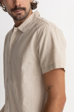 Rhythm Short Sleeve Classic Linen Shirt