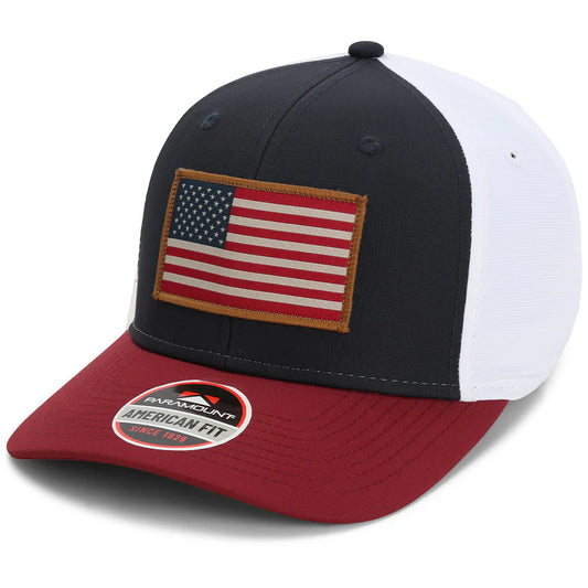 Red White Blue USA Flag Hat