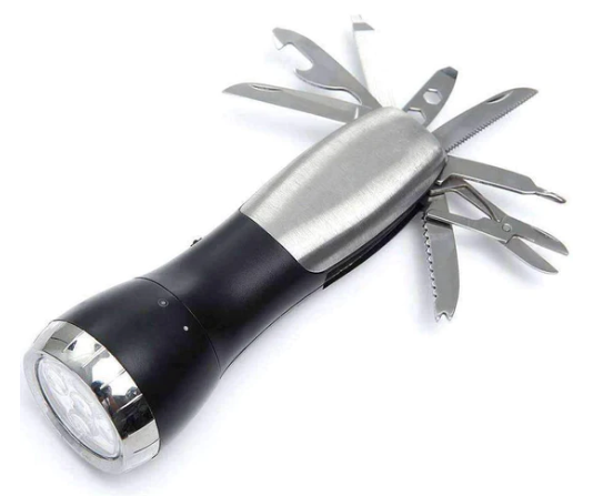 10 Function Flashlight Survival Tool