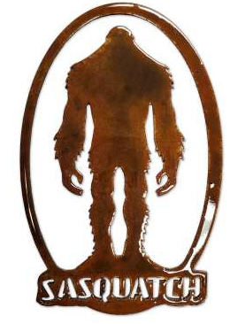 Sasquatch Oval Magnet