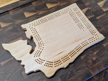 Washington State Cribbage Board
