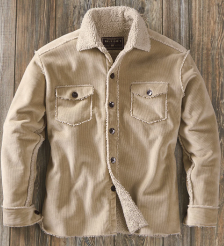 Button Jacket with Flip Collar