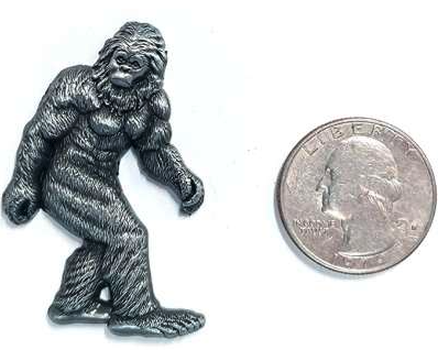 Bigfoot Pewter Magnet