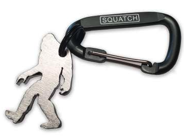 Microsquatch Bottle Opener with Carabiner