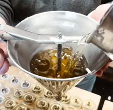 Mini Amber Wood Wick Soy Candles