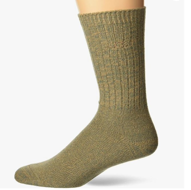 Trey Rib Knit Crew Socks