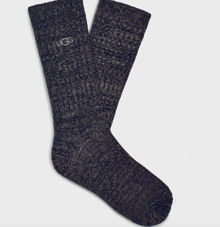 Trey Rib Knit Crew Socks