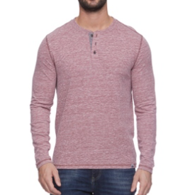 Rollins L/S Snow Slub Henley