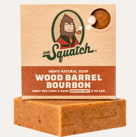 Dr. Squatch Wood Barrel Bourbon Soap