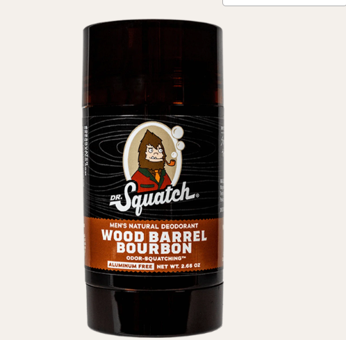 Dr. Squatch Wood Barrel Bourbon Deodorant