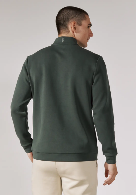 Rev Quarter Zip Pullover - Basil