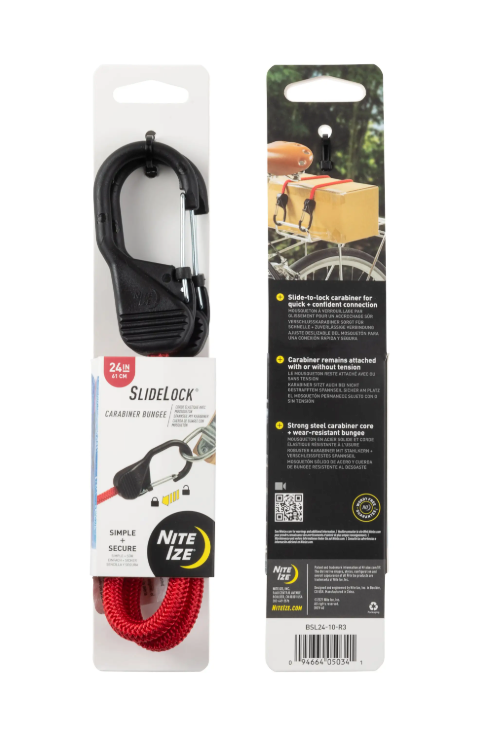 SlideLock® Carabiner Bungee