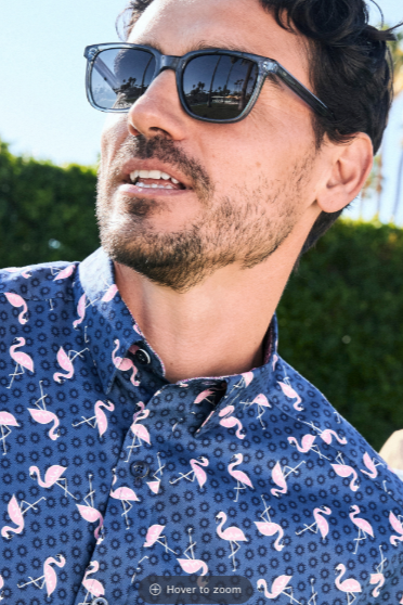 Printed Flamingo S/S Shirt