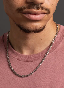 Stainless Steel 5MM Rope Chain-24"