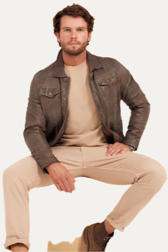 Geoff RF Leather Jacket
