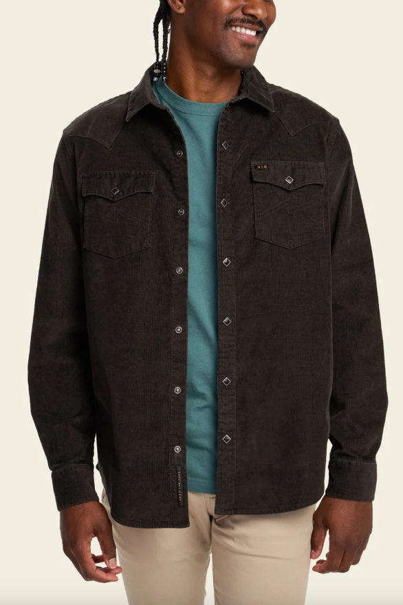 Banning Corduroy Snapshirt
