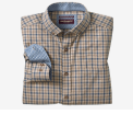 Melange Two-Tone Grid Shirt