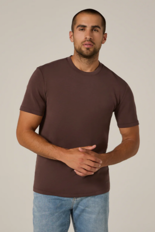 Rev Short Sleeve Tee-Bordeaux