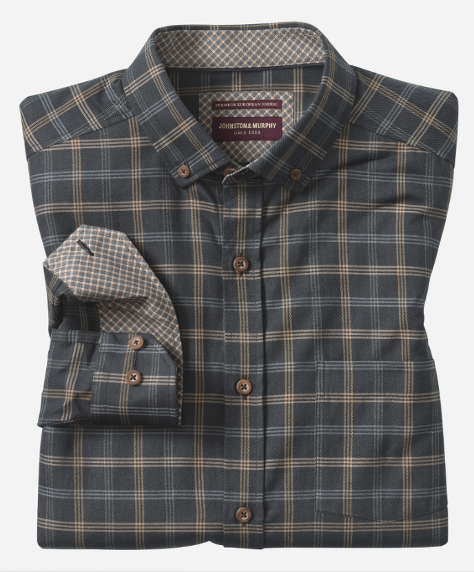 Heathered Woven Shirt