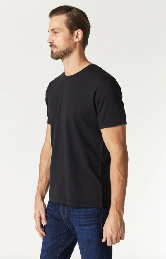 Basic Crew Neck Tee-Black