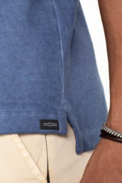Novelty rib polo