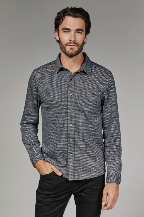 Generation Houndstooth Knit Shirt