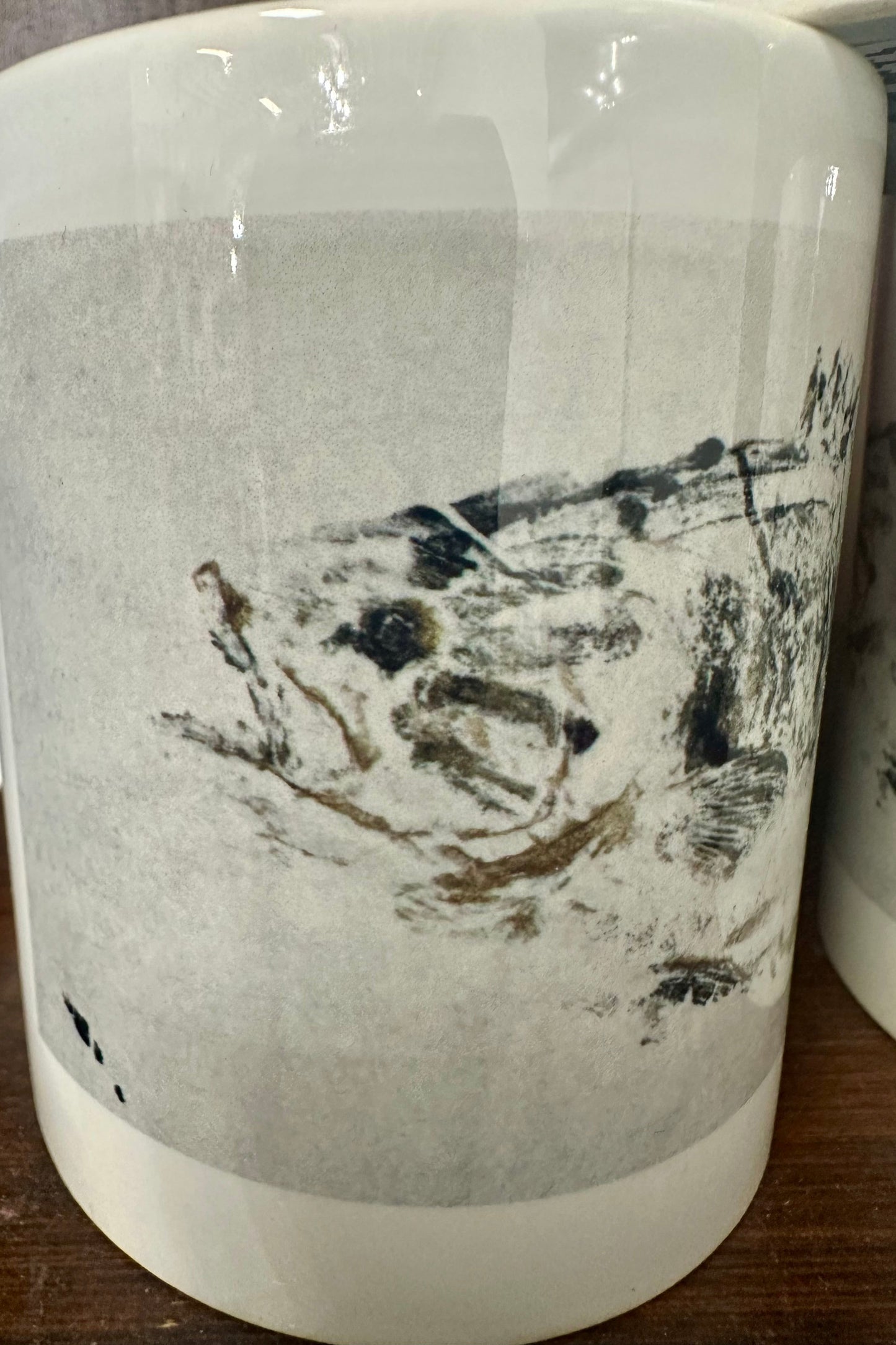 Smallmouth Bass Gyotaku Coffee Mug