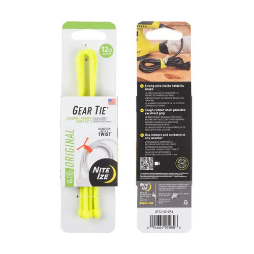 Gear Tie® Original Reusable Rubber Twist Tie™